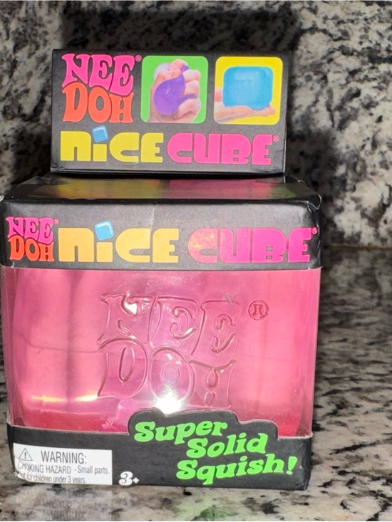 needoh Other - Nice Cube Pink Super Solid Squish